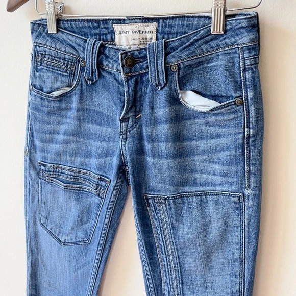 JIMMY TAVERNITI | PATCHWORK SKINNY WOMEN'S JEANS - Picture 2 of 15